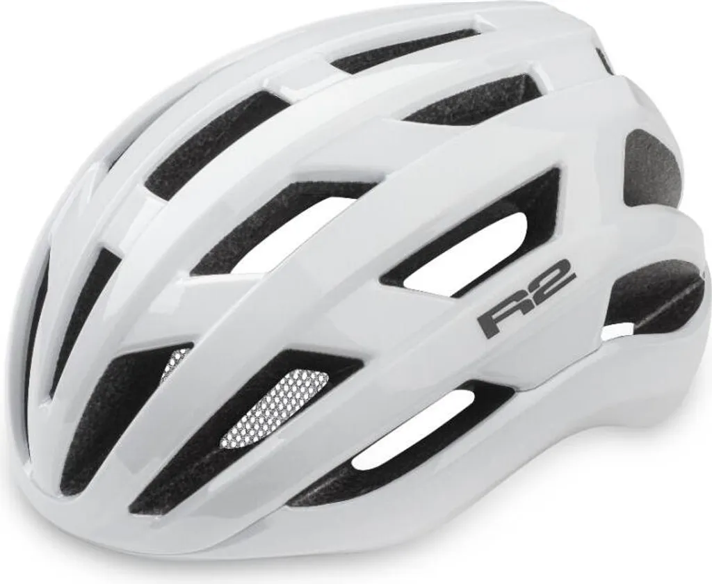 Casque vélo route R2 Verge blanc brillant Taille S 52-55 cm ATH35G/S