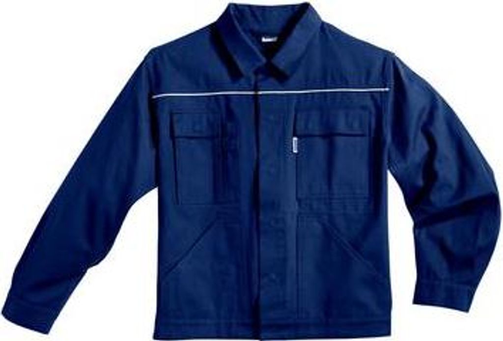 uvex Arbeitsjacke extra blau, dunkelblau Gr. 52, 54