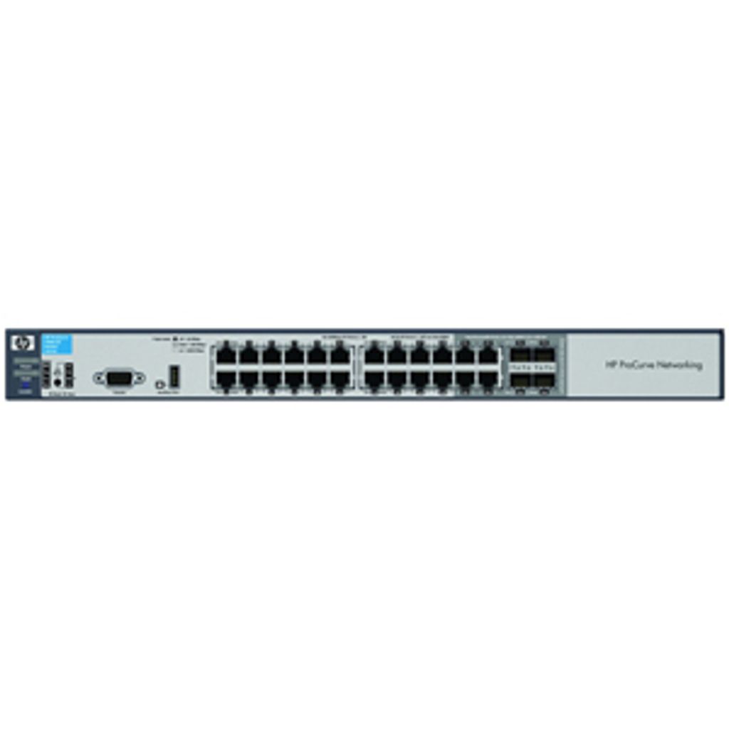 HPE ProCurve 3500-24, Managed, Vollduplex, 1U Produktbild 