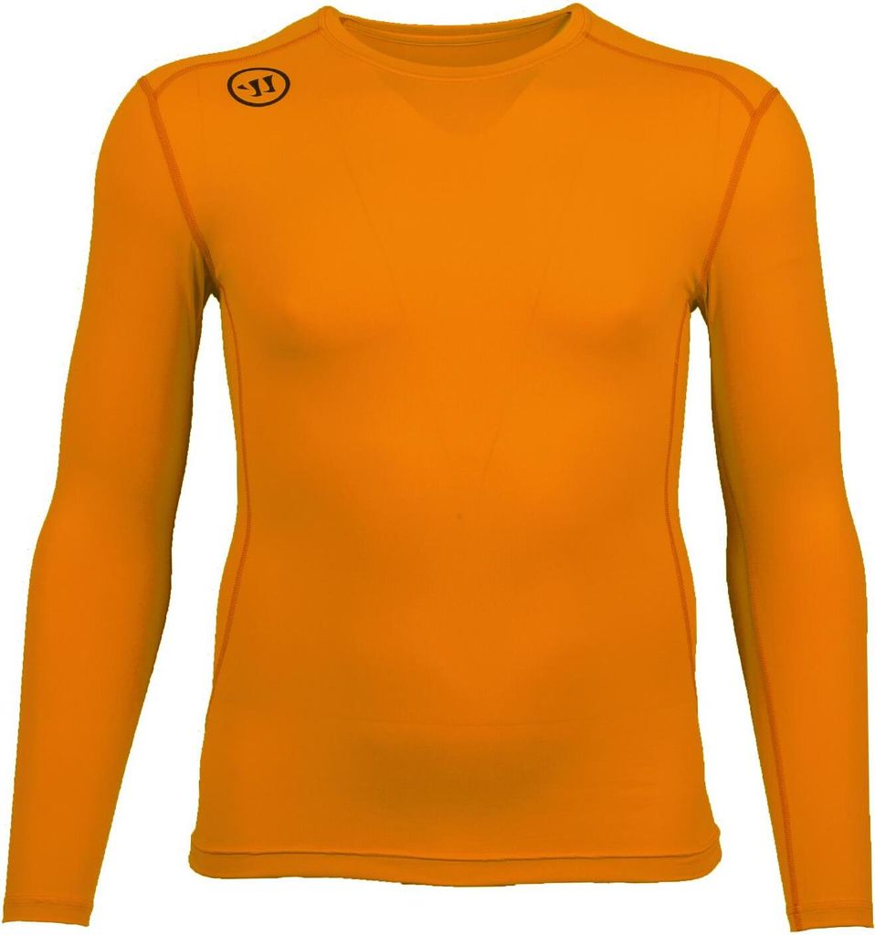 Warrior Compression Long Sleeve Senior, Größe:XL, Farbe:Orange