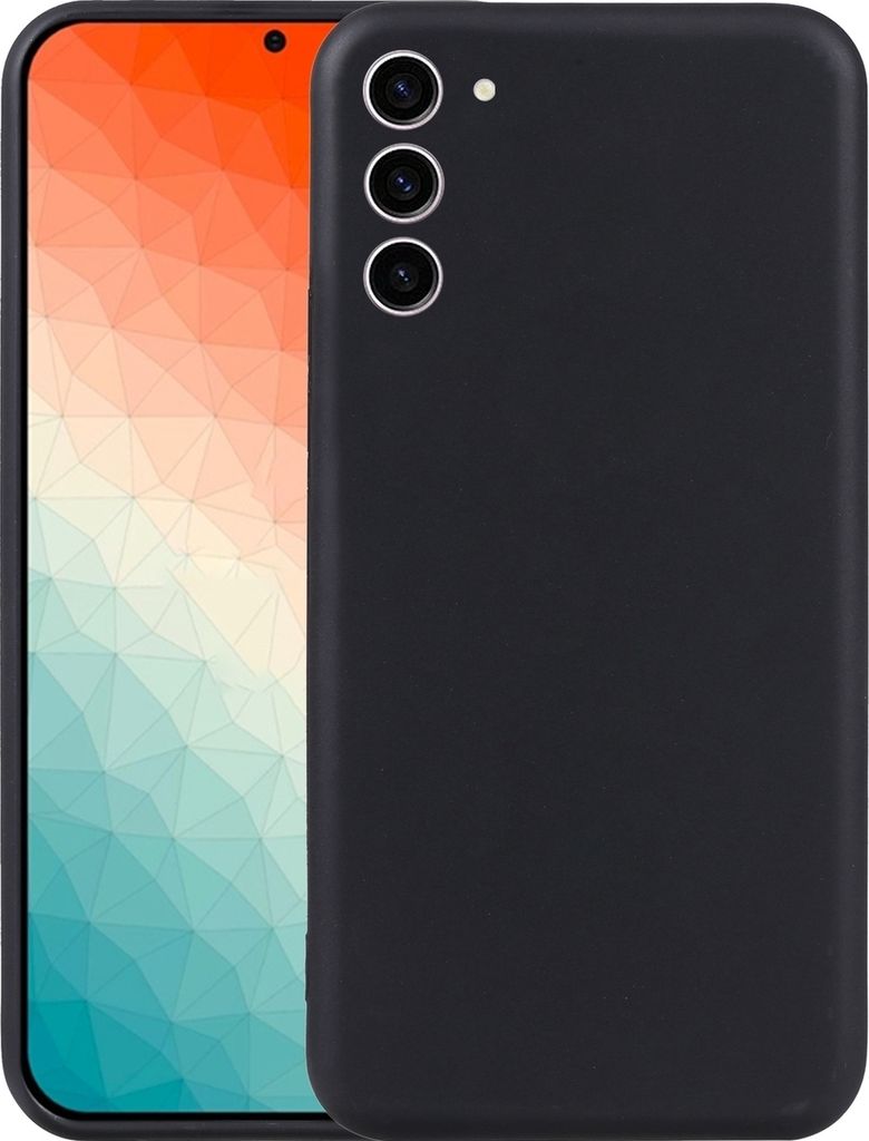 Mobigear Colors Samsung Galaxy S24 Hülle Flexibles TPU Backcover - Schwarz