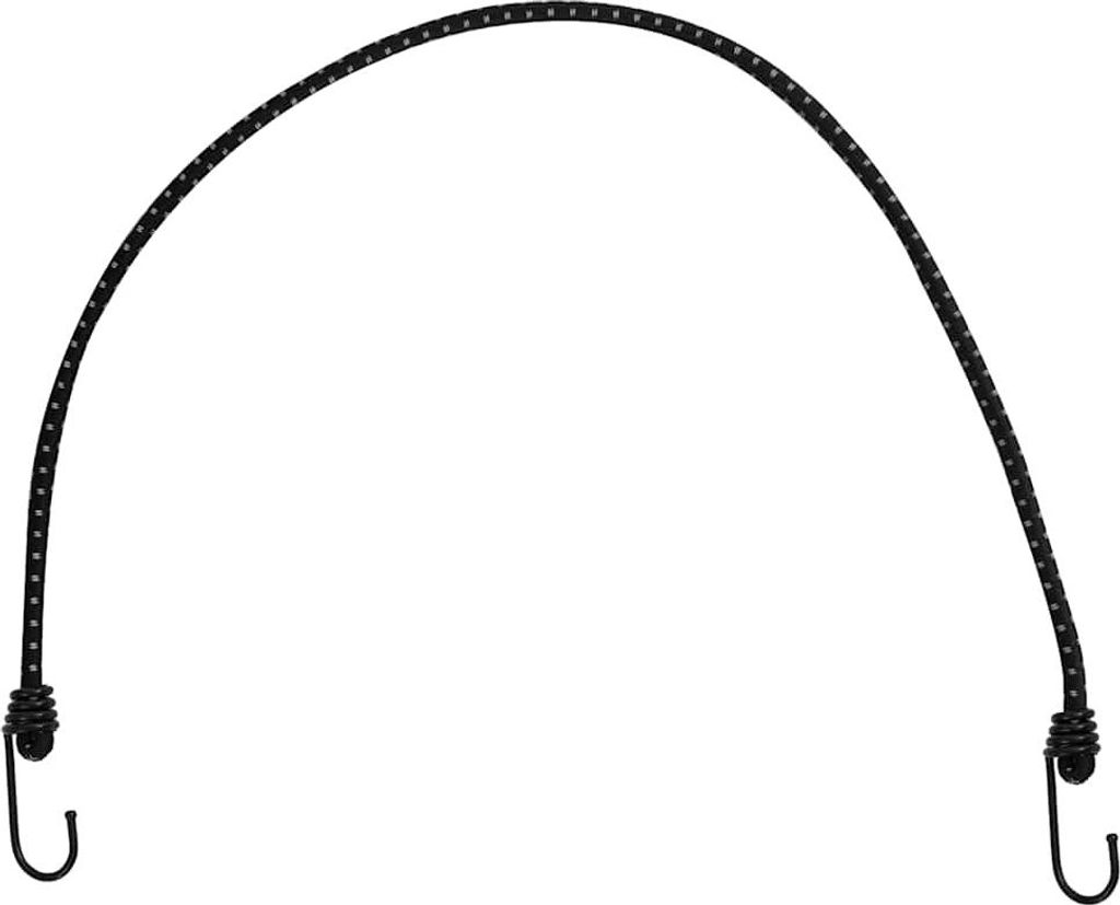 vidaXL Gummiseile Reflektierend mit Haken 25 Stk. 88 cm