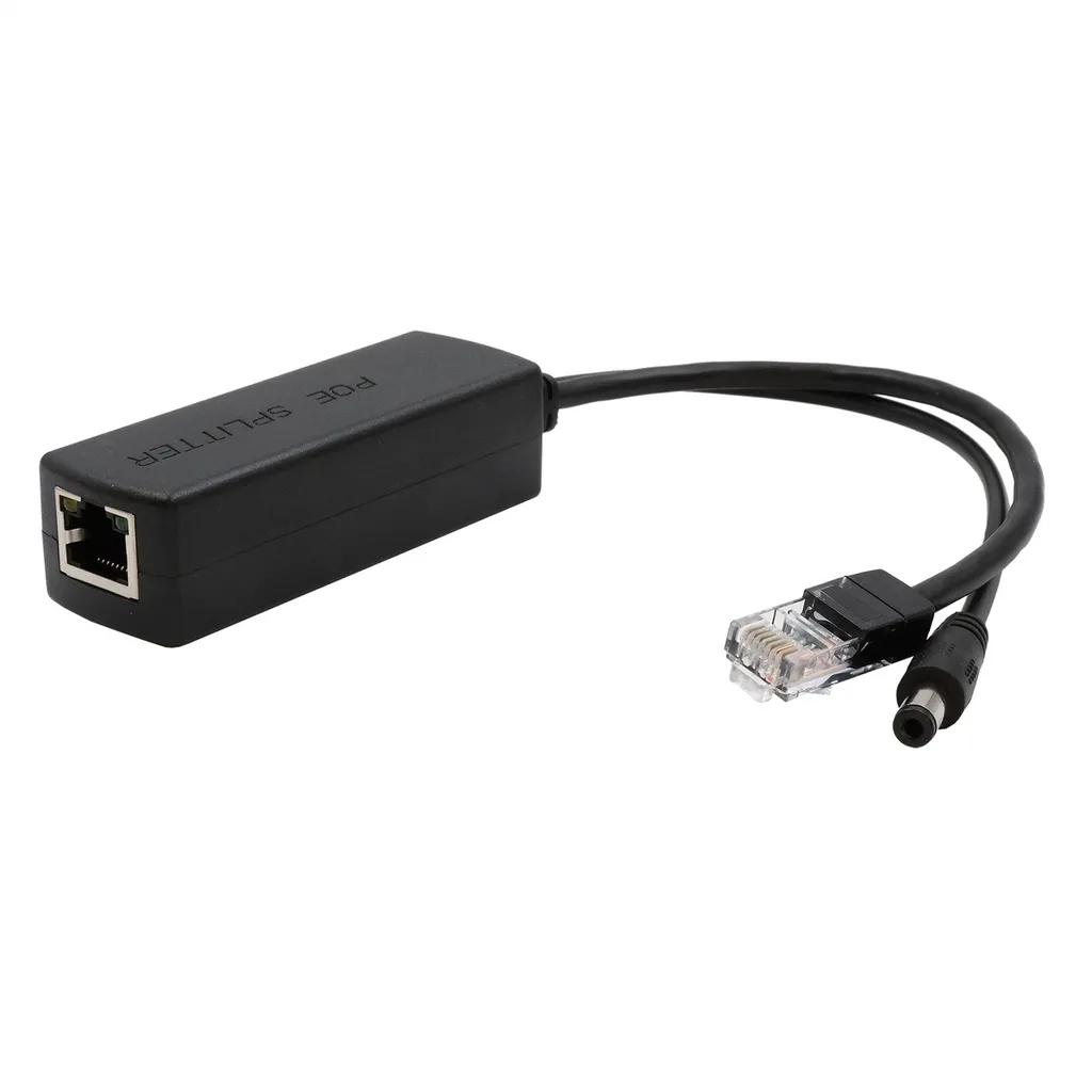 Exsys PoE+ Splitter 12V 24W IEEE 802.3at - Adattatore Ethernet 10/100 Mbps