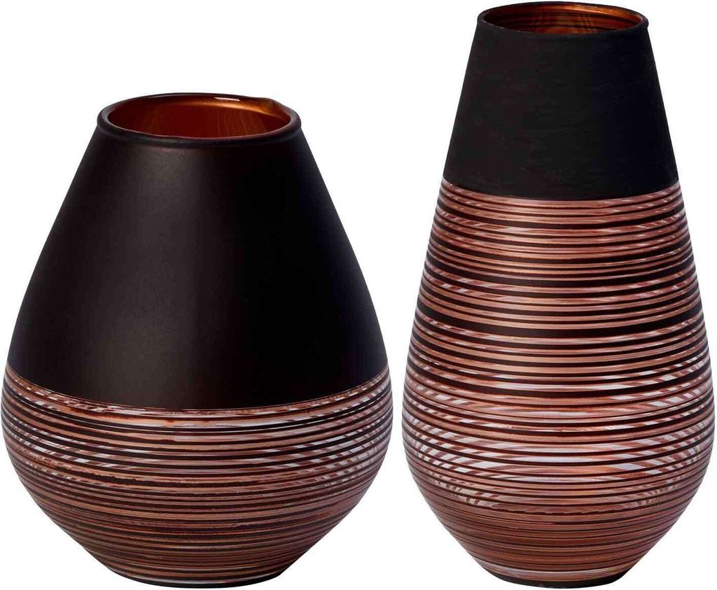 Villeroy & Boch Manufacture Swirl Vasen-Set Soliflor 2-teilig