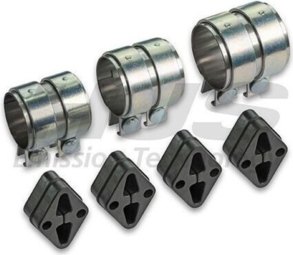 HJS 82 12 2338 Montagesatz Auspuffanlage Abgasanlage für BMW 3 Touring (E91) 3 Limousine (E90) 3 Coupe (E92) 3 Cabrio (E93)
