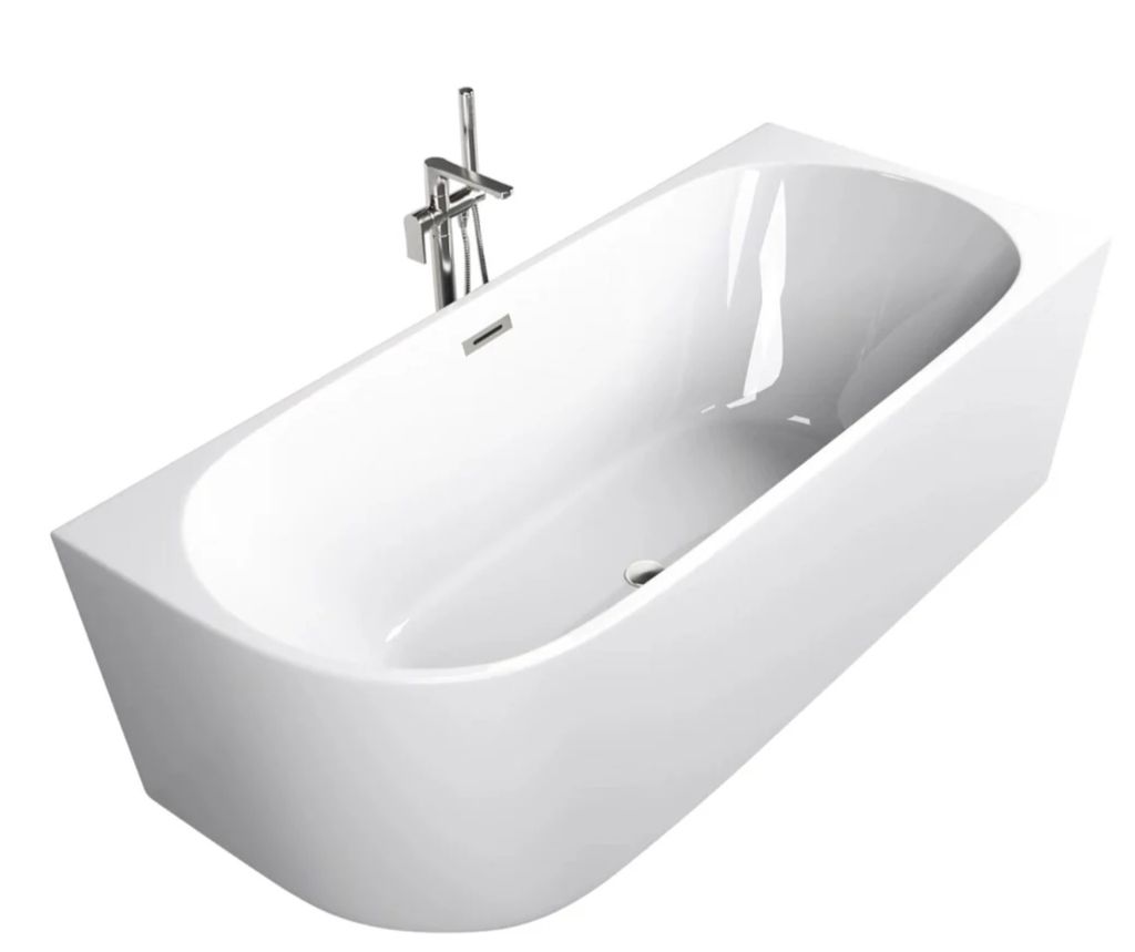 Eckbadewanne Porto 170x75x56 cm Produktbild 