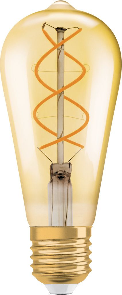 Led Žiarovka Vintage Edison Gold28 Znížená E27 Obrázok produktu 