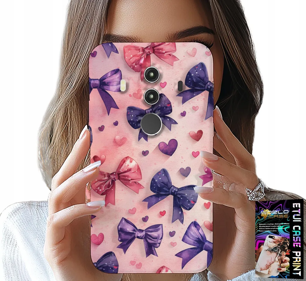 Cover Huawei Mate 10 Pro Lusso: Vetro e Design Artistico a Nastro