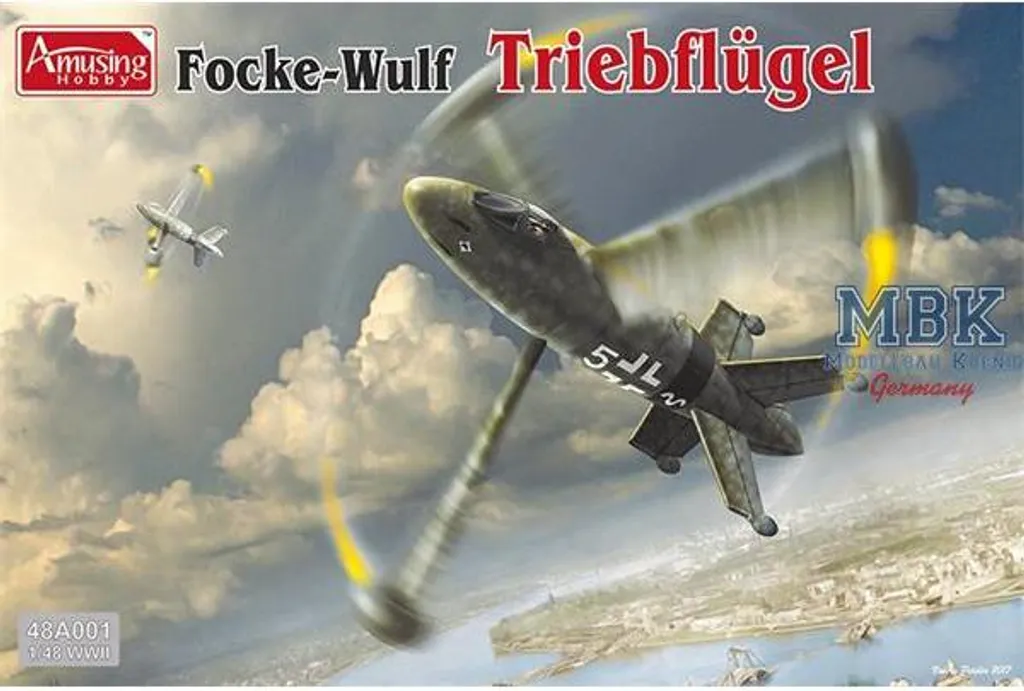 Maquette Avion Focke-Wulf Facile à Monter : Aile Propulsée 1/48