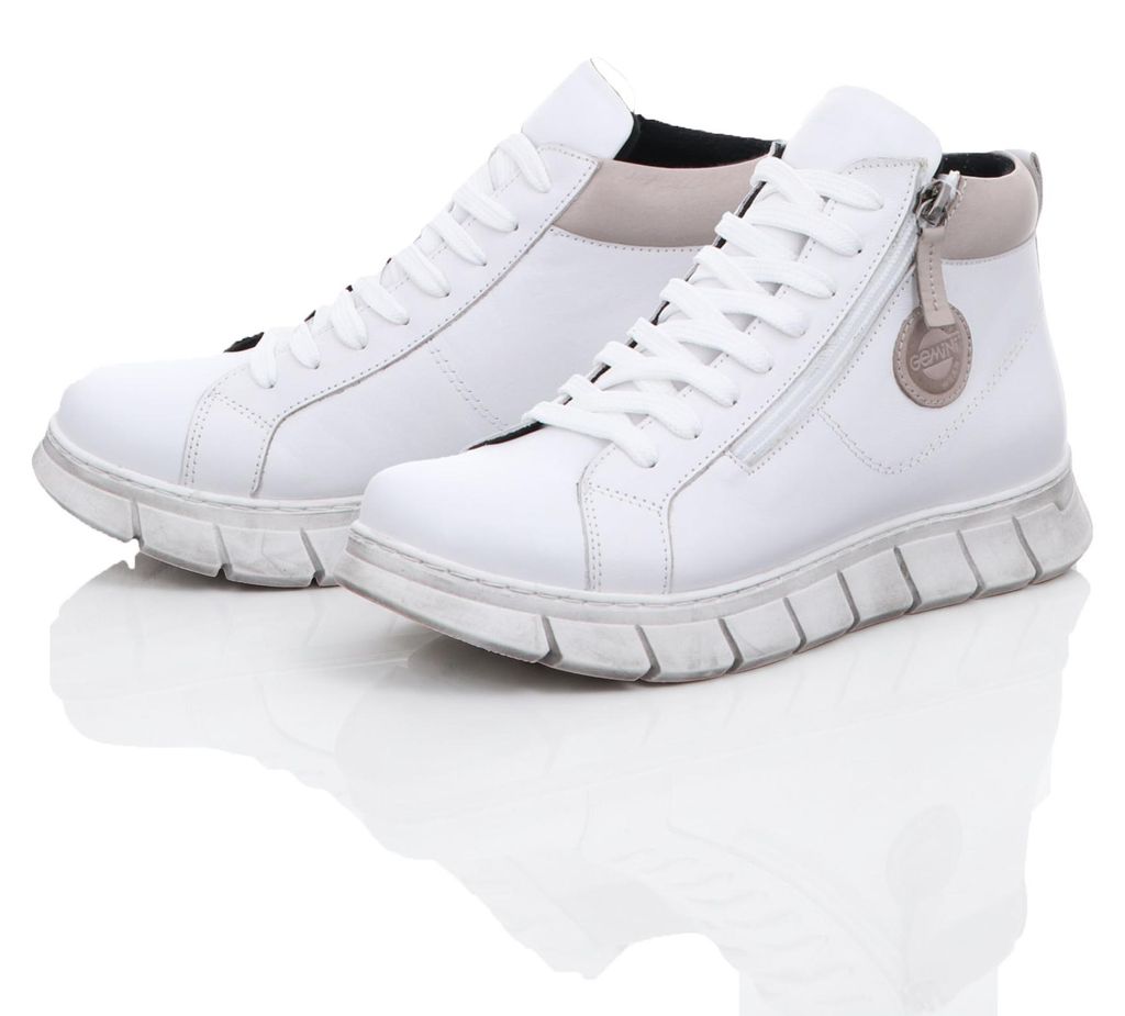 Scarpe da ginnastica Gemini da donna bianche taglia 41 Immagine del prodotto 