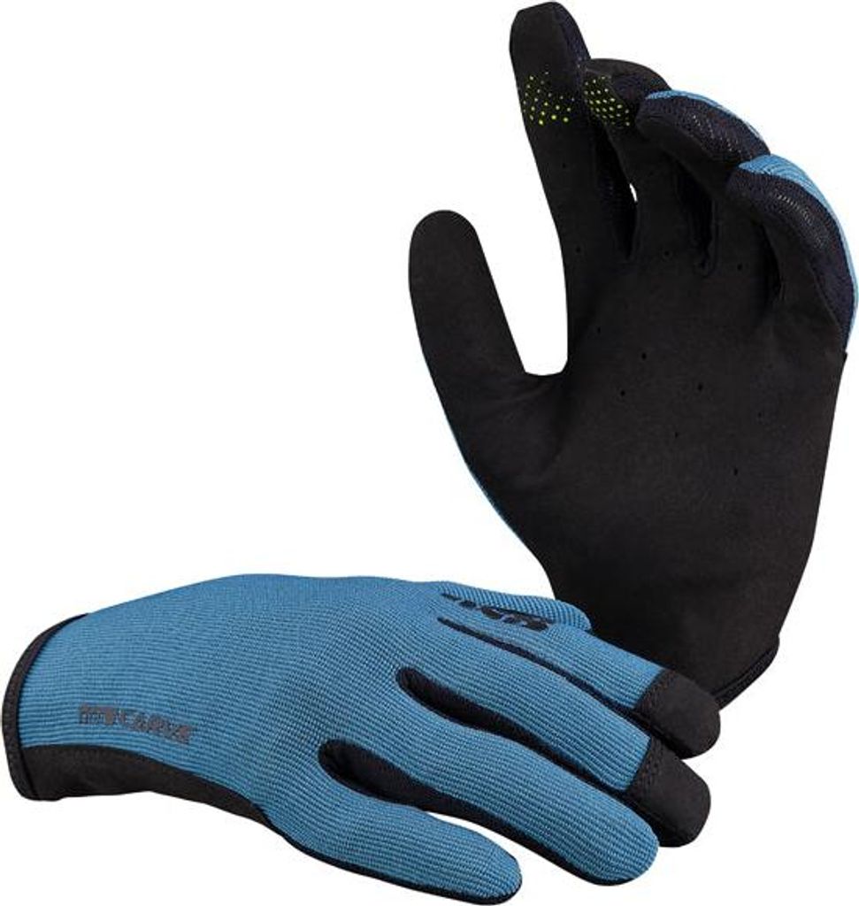IXS Carve Kids Kinder Fahrradhandschuhe Farbe: Blau, Grösse: XL