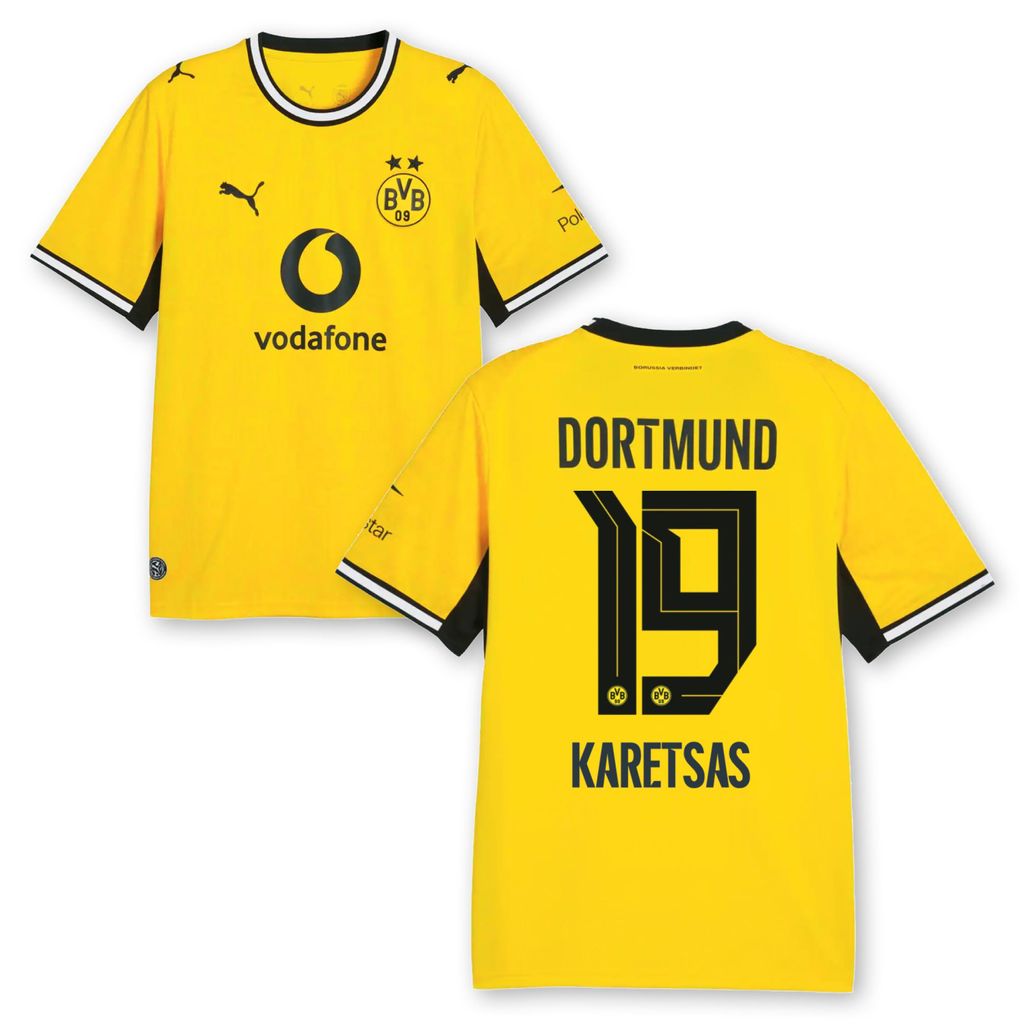 BVB Heimtrikot Erwachsen Saison 2026/27 Flock: Karetsas - Produktbild 