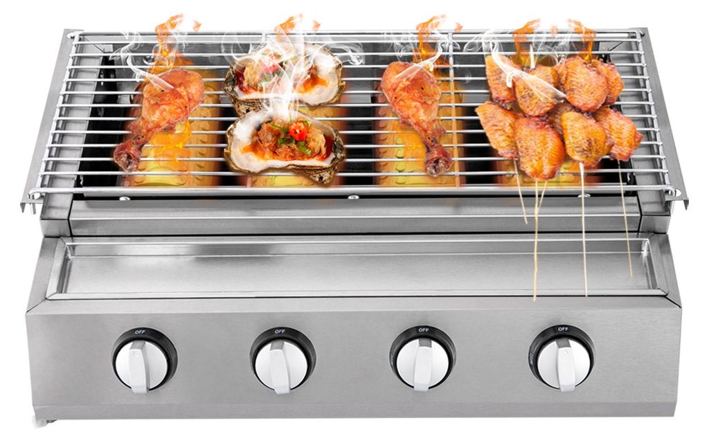 4-palnikowy grill stołowy Grill ogrodowy Grill gazowy LPG Zdjęcie produktu 