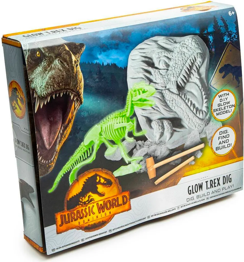Jeu de Fouille Dinosaure T-Rex Jurassic World - Kit de Découverte Enfant