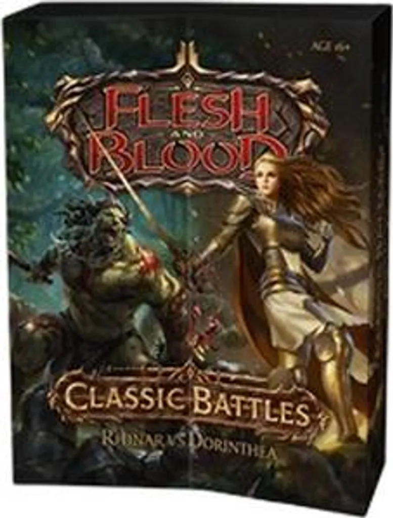 Flesh and Blood Starter Box: Rhinar vs Dorinthea Classic Battles TCG