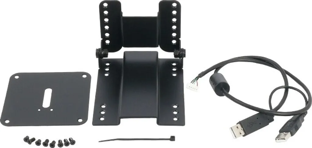 Support Bras Articulé SD800 : Équerre Fixation et Cache VESA