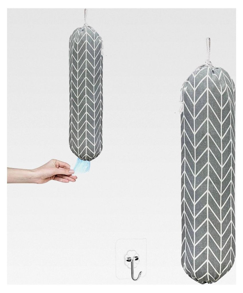 Plastiktütenhalter für Einkaufstüten, faltbar und hängend, Tütensammler und Müllbeutelhalter