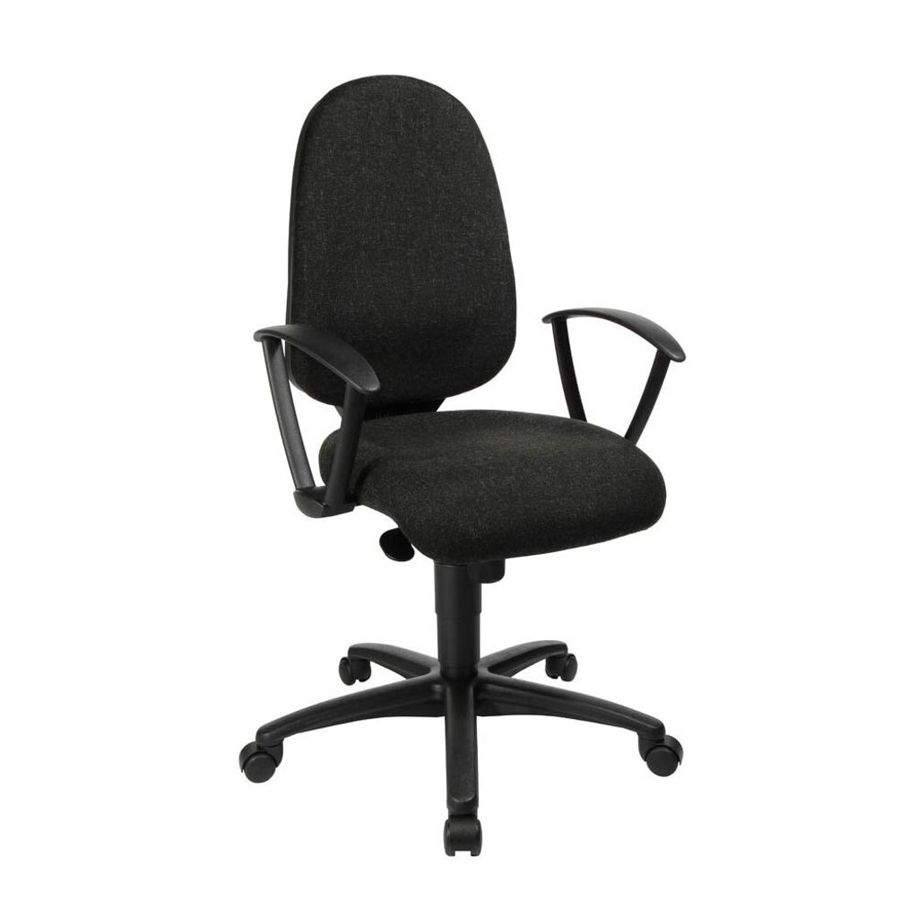 Topstar Bürostuhl Syncro Pro 5, S500 G22 anthrazit, schwarz Stoff