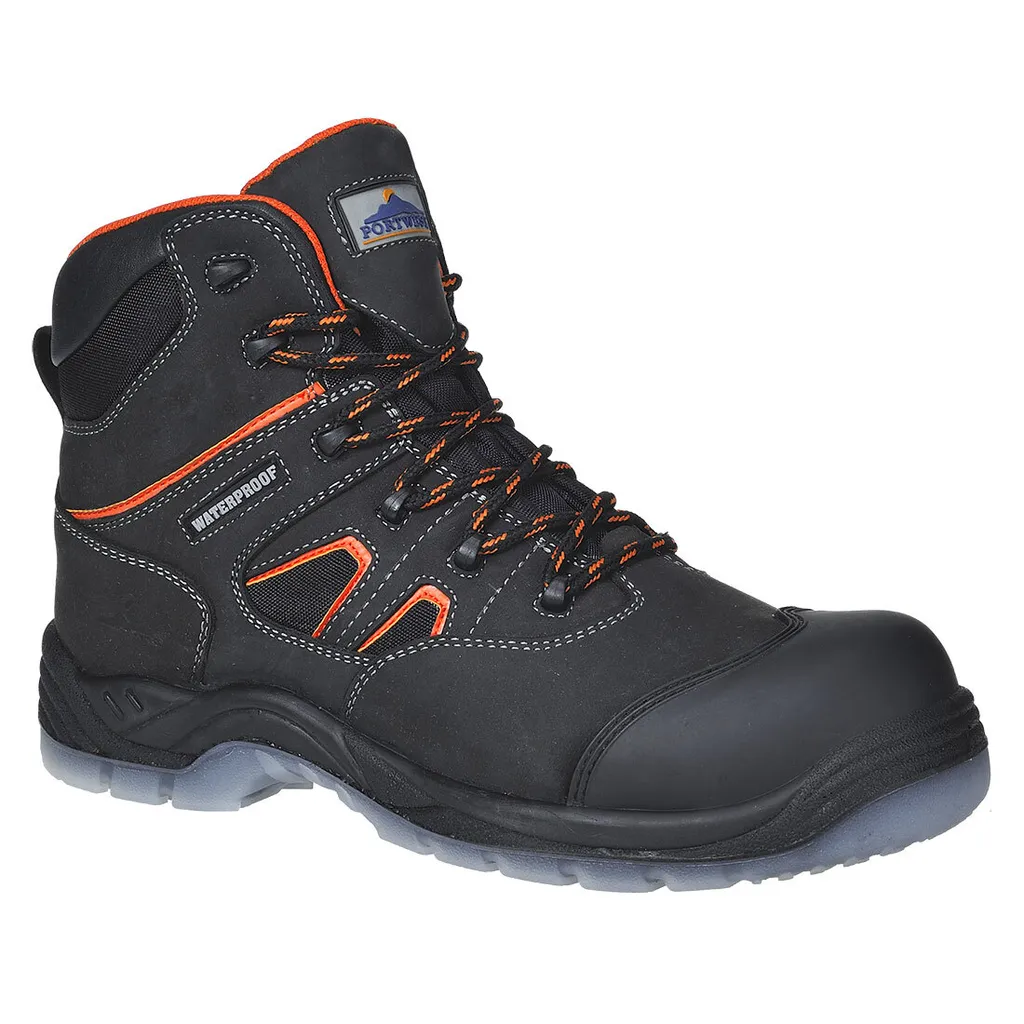 Portwest FC57 Bottes de sécurité Allwetter S3 WR Noir Taille 47 Robustes