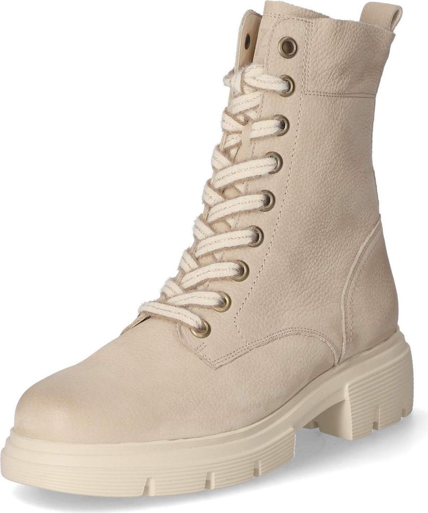Paul Green Damen Schnürstiefeletten Beige Rauleder Größe: Produktbild 2