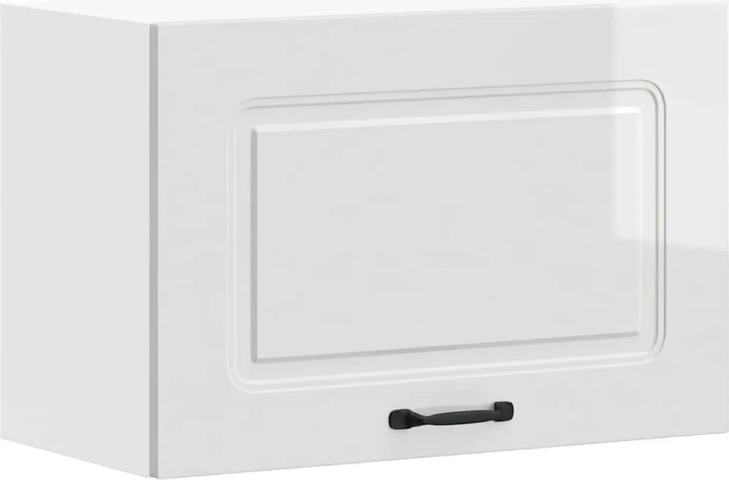 Pensile Cucina vidaXL Kalmar Bianco Lucido - Armadietto a Muro Moderno