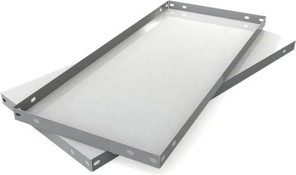 Étagère métallique blanche 90 x 50 cm : Rangement Robuste et Modulable