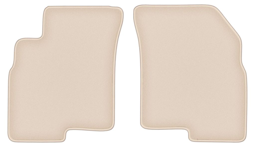 DURBAN Beige Velours-Fußmatten vorne für Hyundai Sonata IV Limousine (2005-2010)
