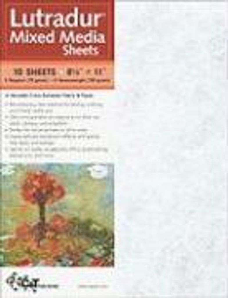 Publishing, C: Lutradur Mixed Media Sheets