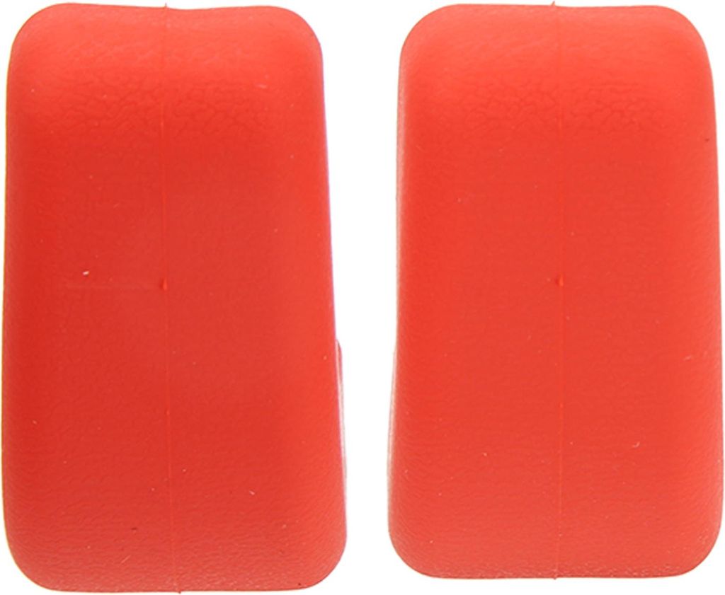 1 Paar Stoßstangen-Abschlepphaken-Abdeckung, Kissenschutz, Ersatz für Wrangler JK JL Gladiator TJ 2007-2023, Rot