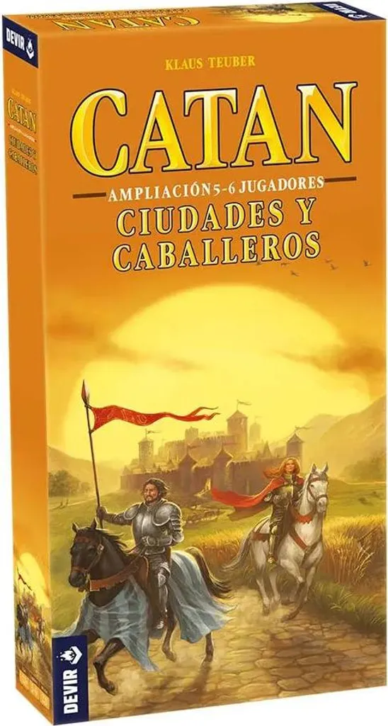 Catan Extension Villes et Chevaliers 5-6 Joueurs Devir Jeu de Société