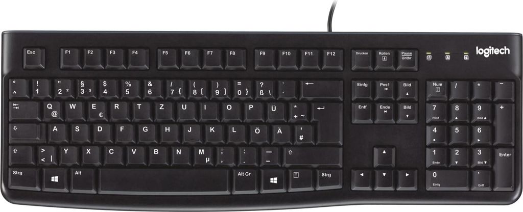 Logitech K120 Kabelgebundene Tastatur – Komfortabel und Spritzwassergeschützt