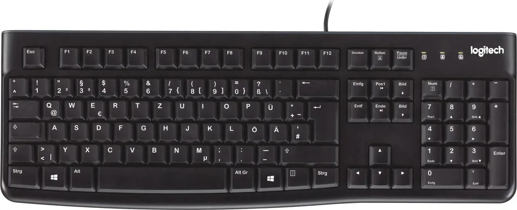 Clavier Logitech K120 résistant aux éclaboussures et ultra-silencieux