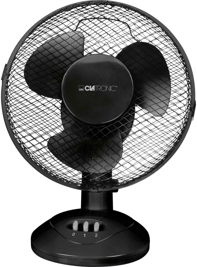 Clatronic VL 3601 schwarz  23 cm Tisch-Ventilator Produktbild 