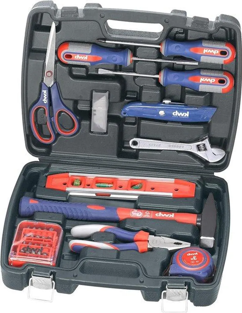 Coffret d'outillage haute qualité 65 pièces avec finition anti-rouille