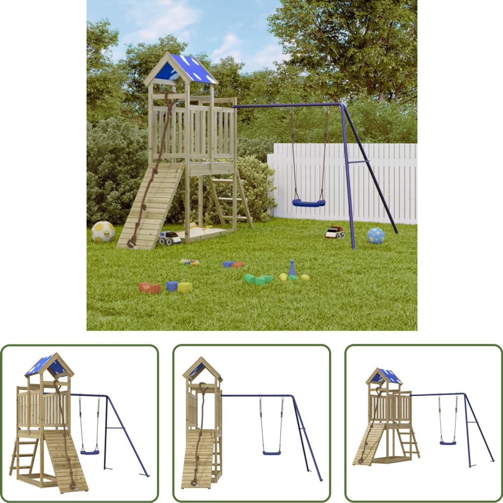 The Living Store Spielturm Imprägniertes Kiefernholz