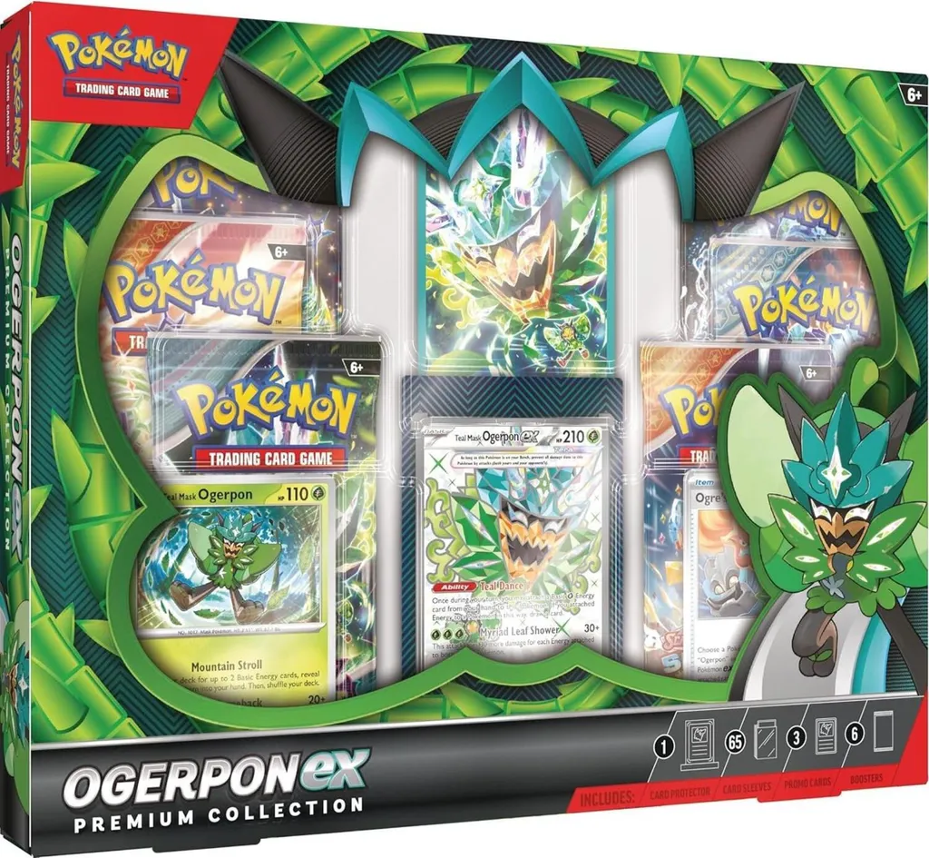 Pokémon JCC Coffret Ogerpon Ex Collection Premium Cartes à Collectionner