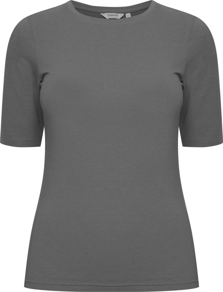 b.young T-Shirt Slim Fit Ellenbogen-Länge Rundhalsausschnitt Größe: XXL