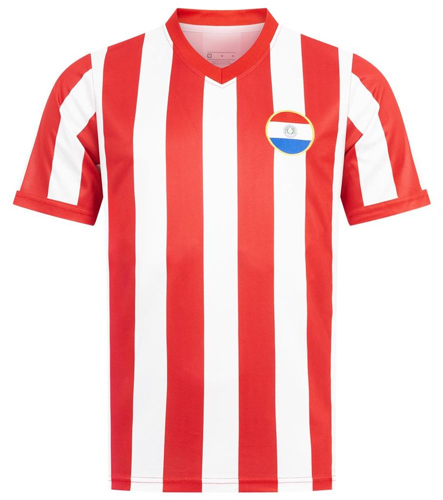 XL JLX-389|Paraguay "Retro History" JELEX Herren Trikot Produktbild 