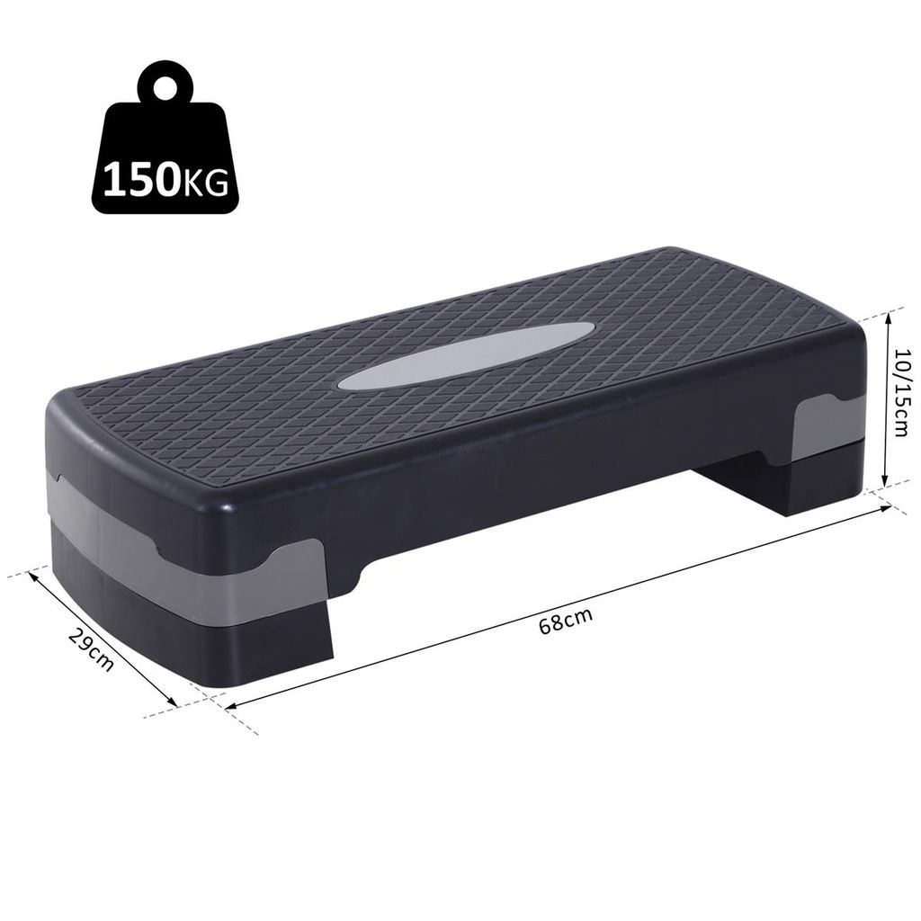 HOMCOM Stepping Board Aerobic Fitness Cvičenie na bicykli Obrázok produktu 11