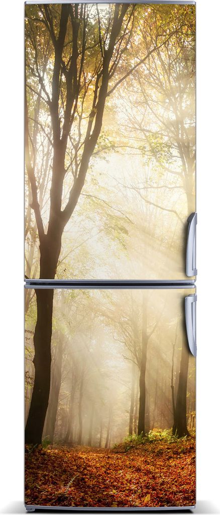 Tulup Kühlschrankdekoration - Magnetmatte - 70 cm x 190 cm - Magnet auf dem Kühlschrank - Wald Im Herbst
