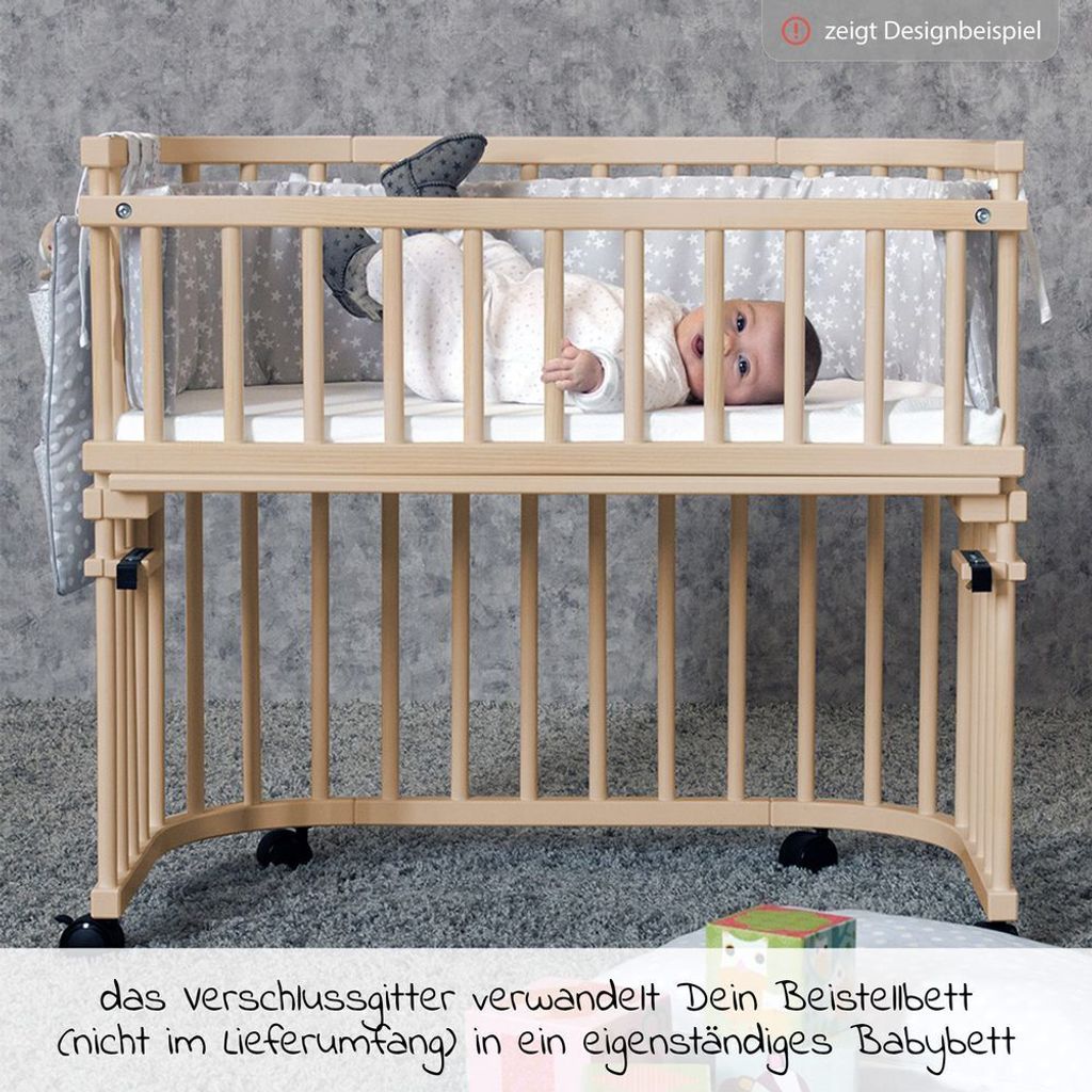 babybay Verschlussgitter für Original, Mini und Midi, weiß Produktbild 8