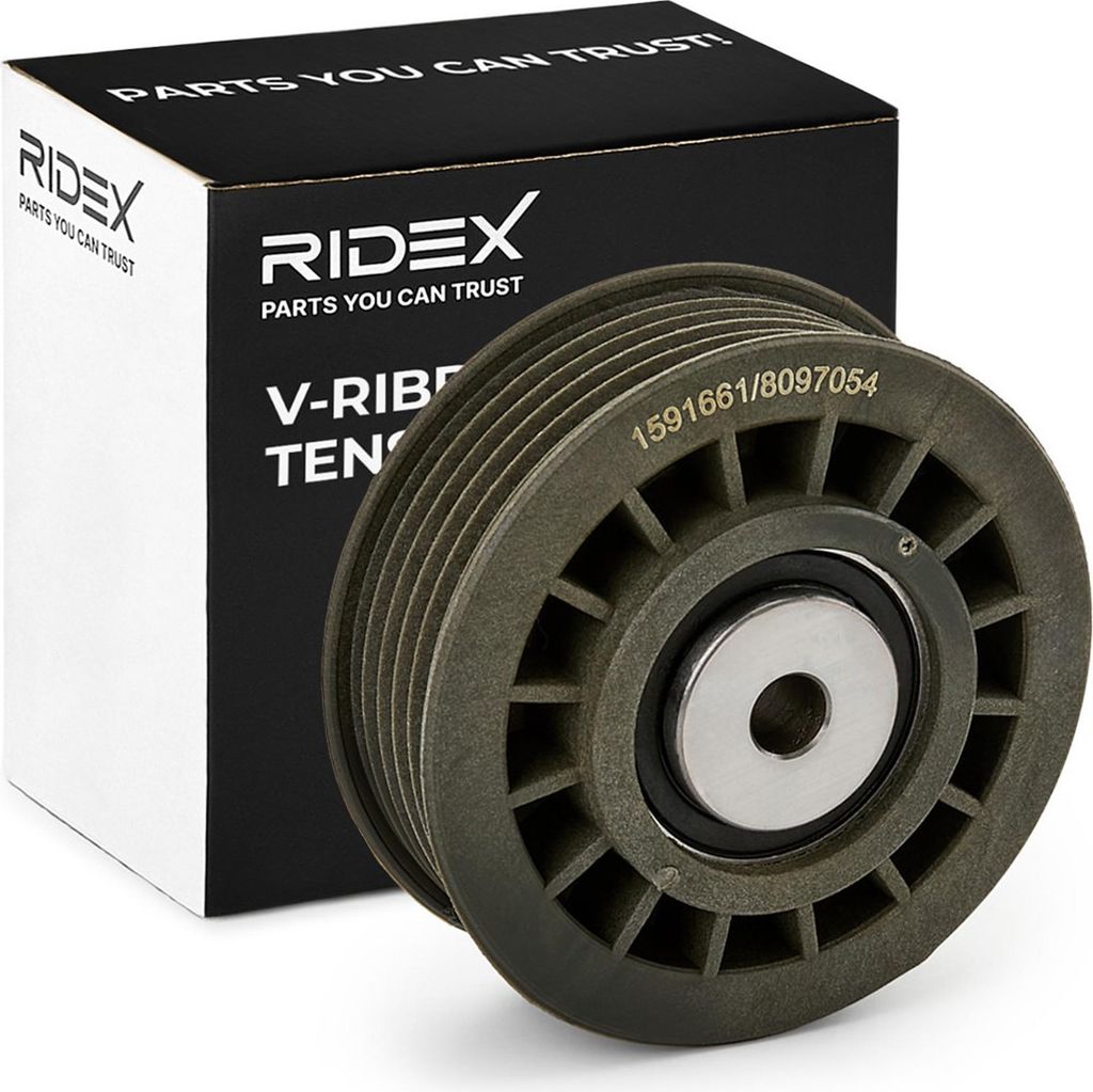RIDEX 310T0008 Spannrolle Keilrippenriemen 70,00mm passend für MERCEDES-BENZ 190 (W201) Stufenheck (W124) C-Klasse Limousine (W202) E-Klasse Limou...