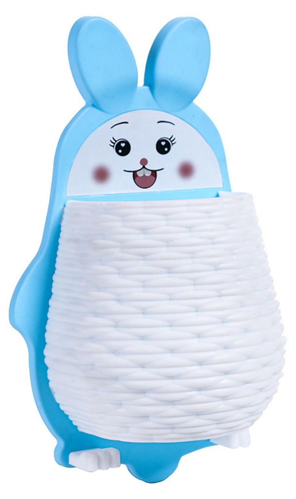 Wand-Aufbewahrungsbox in Hasenform, wasserdichter Zahnbürsten-Organizer für Küche, Bad und Make-up-Utensilien