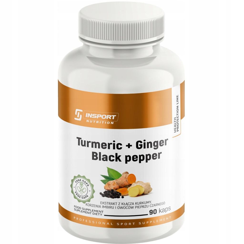 Kurkuma 95% Curcumin Piperin Ingwer 90 Kapseln | Kurkuma Extrakt