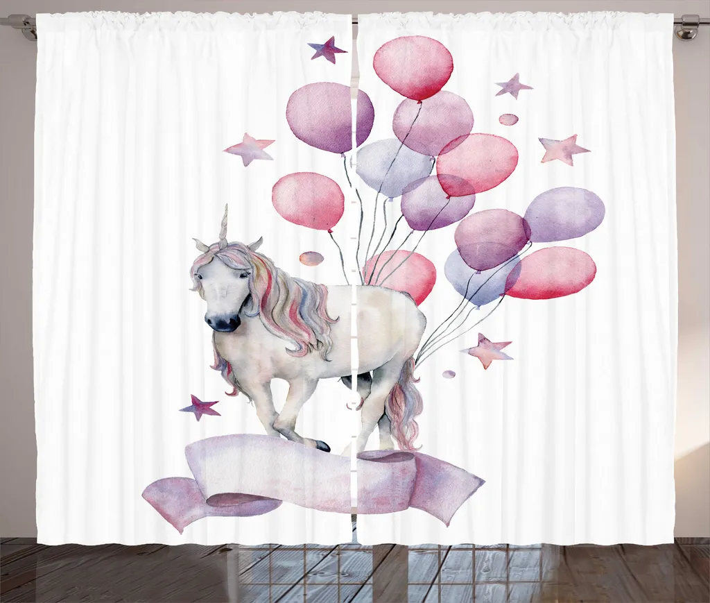 Tenda Soggiorno Unicorno ABAKUHAUS 280x175 - Arredo Multicolore Kids