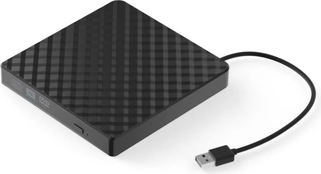 KRUX Masterizzatore Esterno DVD CD Slim USB Portatile Universale