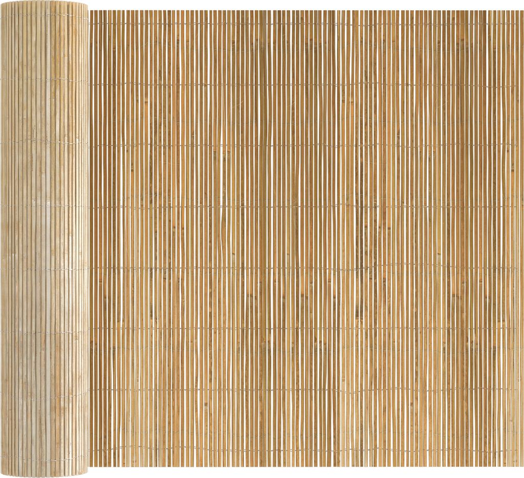 Eleganten-Stil Bambuszaun 600x125 cm - Metallzäune DE28944