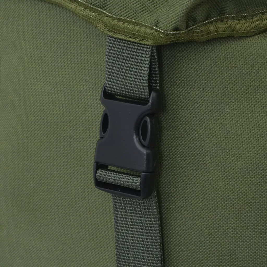 Sac à dos de l'armée 65 L vert avec sangles confort et dos aéré - 6
