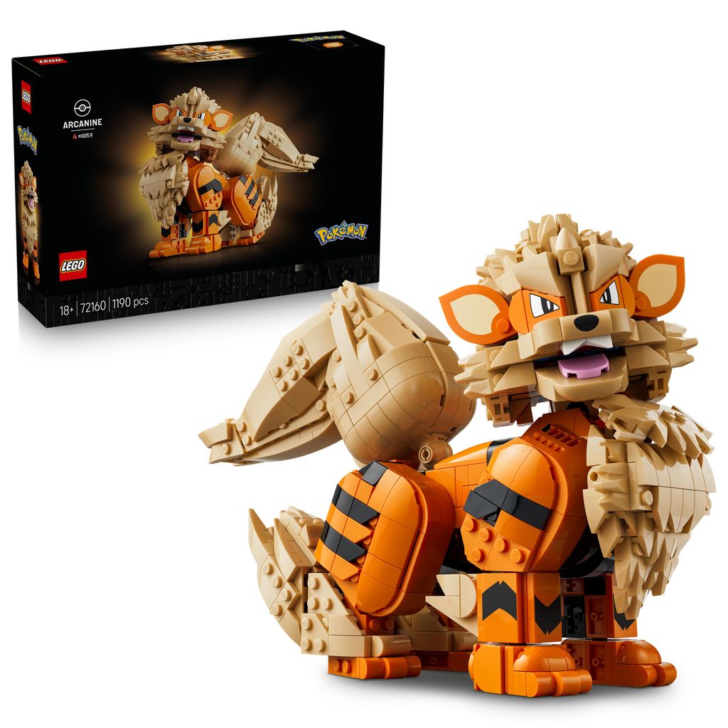 LEGO Pokémon Arkani Figur - Modellbausatz für Erwachsene - Produktbild 