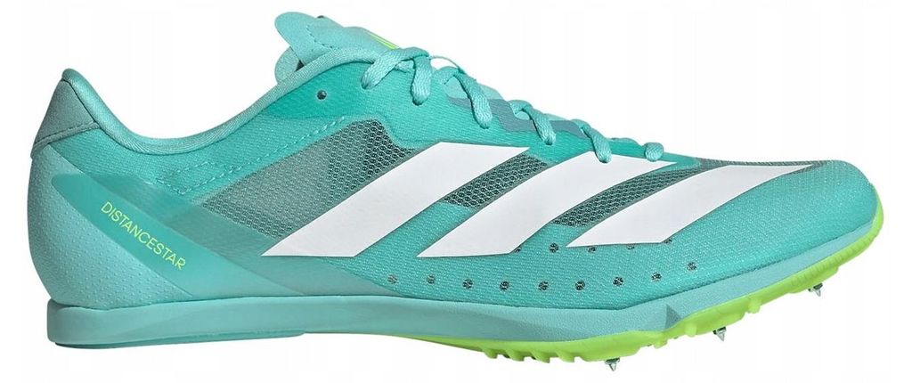ADIDAS Distancestar JI2999 Laufschuhe Spikes Türkis Gr. 40 Produktbild 
